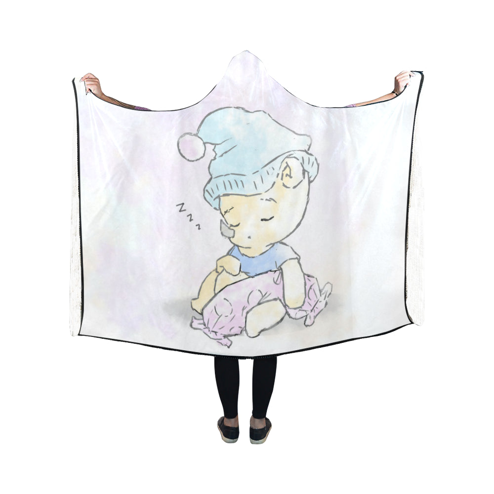 FOX PRODUCTS- Hooded Blanket A Nap 50"x40"