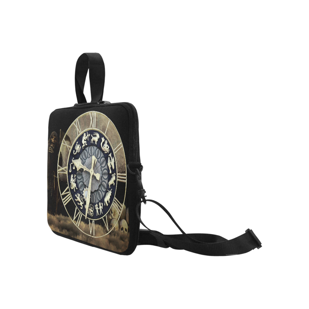 Classic Sleeve for 17" Laptop- Zodiac Clock