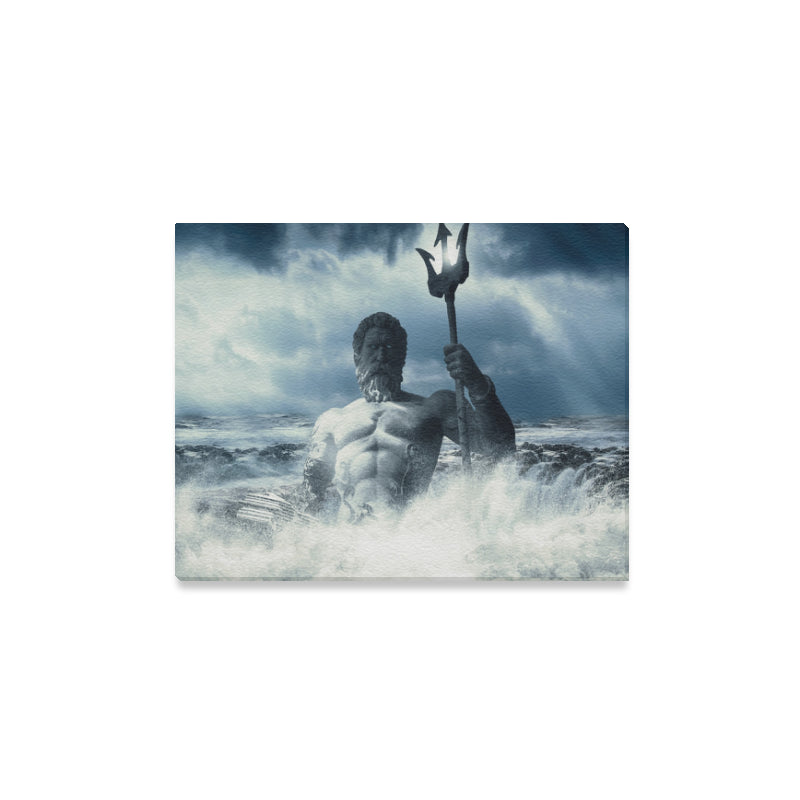 FOX PRODUCTS- Canvas Print 14"x11" Poseidon's Awakening