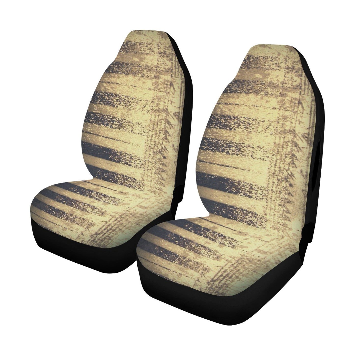Car Seat Cover Faded Keys Airbag Compatible (Set of 2)
