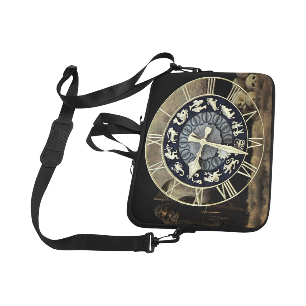 Classic Sleeve for 17" Laptop- Zodiac Clock