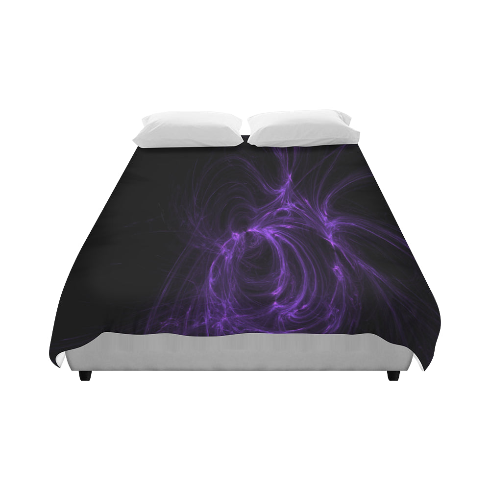 FOX PRODUCTS- All-over-print Duvet Cover 86"x70" (One Side) Fractal Flare