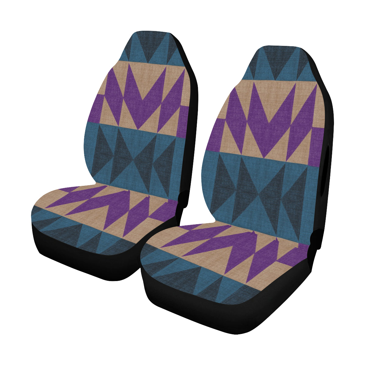 Car Seat Cover Purple Native Airbag Compatible (Set of 2)