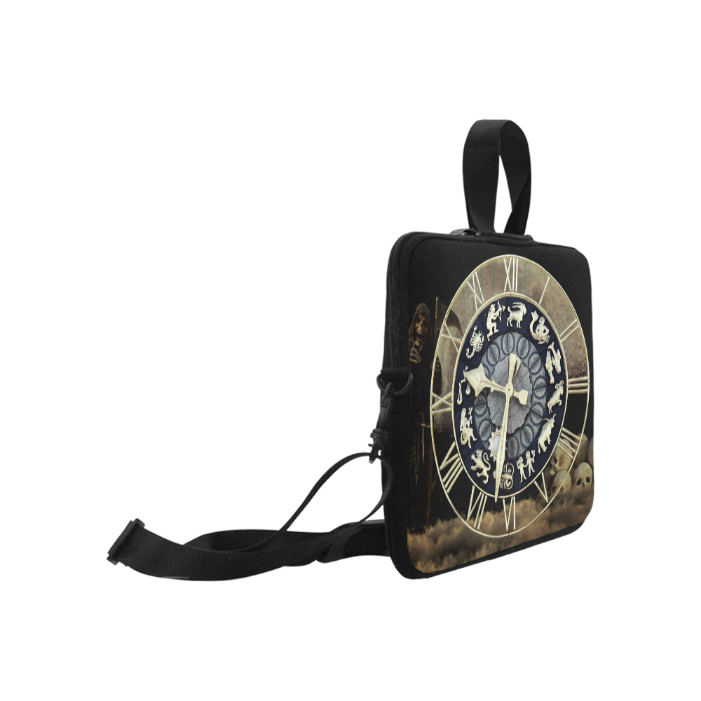 Classic Sleeve for 17" Laptop- Zodiac Clock