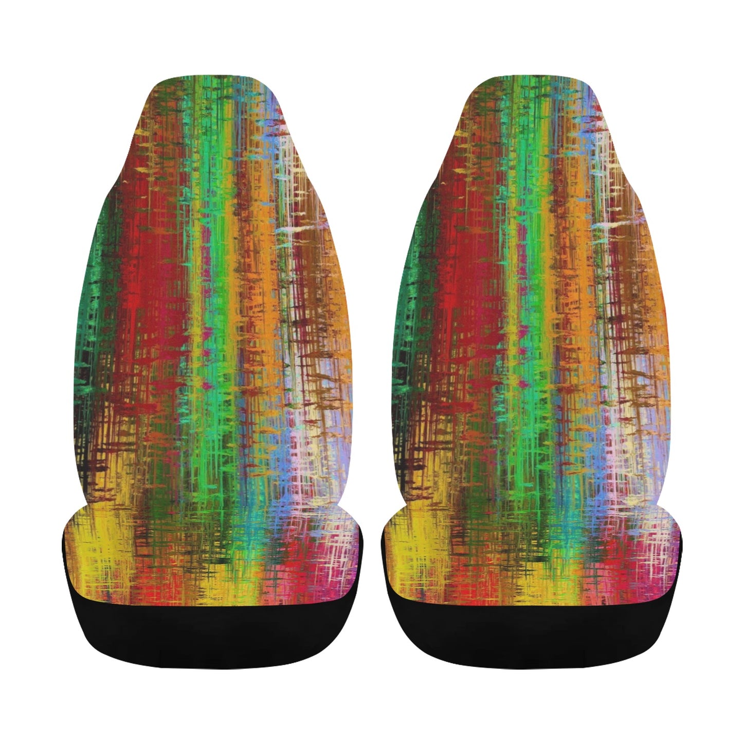 FOX PRODUCTS - Car Seat Cover Airbag Compatible - "Rainbow Fleet" - (Set of 2)