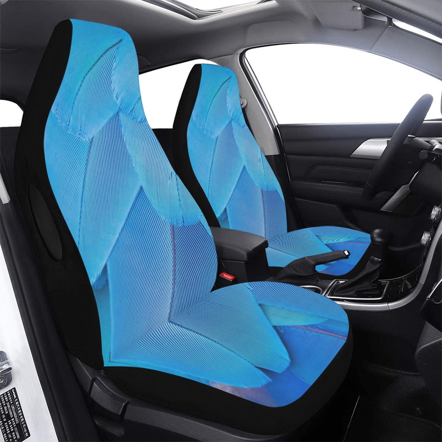 Car Seat Cover | FOX PRODUCTS - Vibrant Quills | Airbag Compatible(Set of 2)