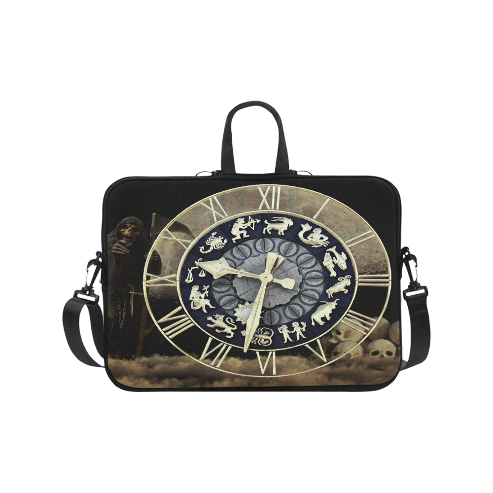 Classic Sleeve for 17" Laptop- Zodiac Clock