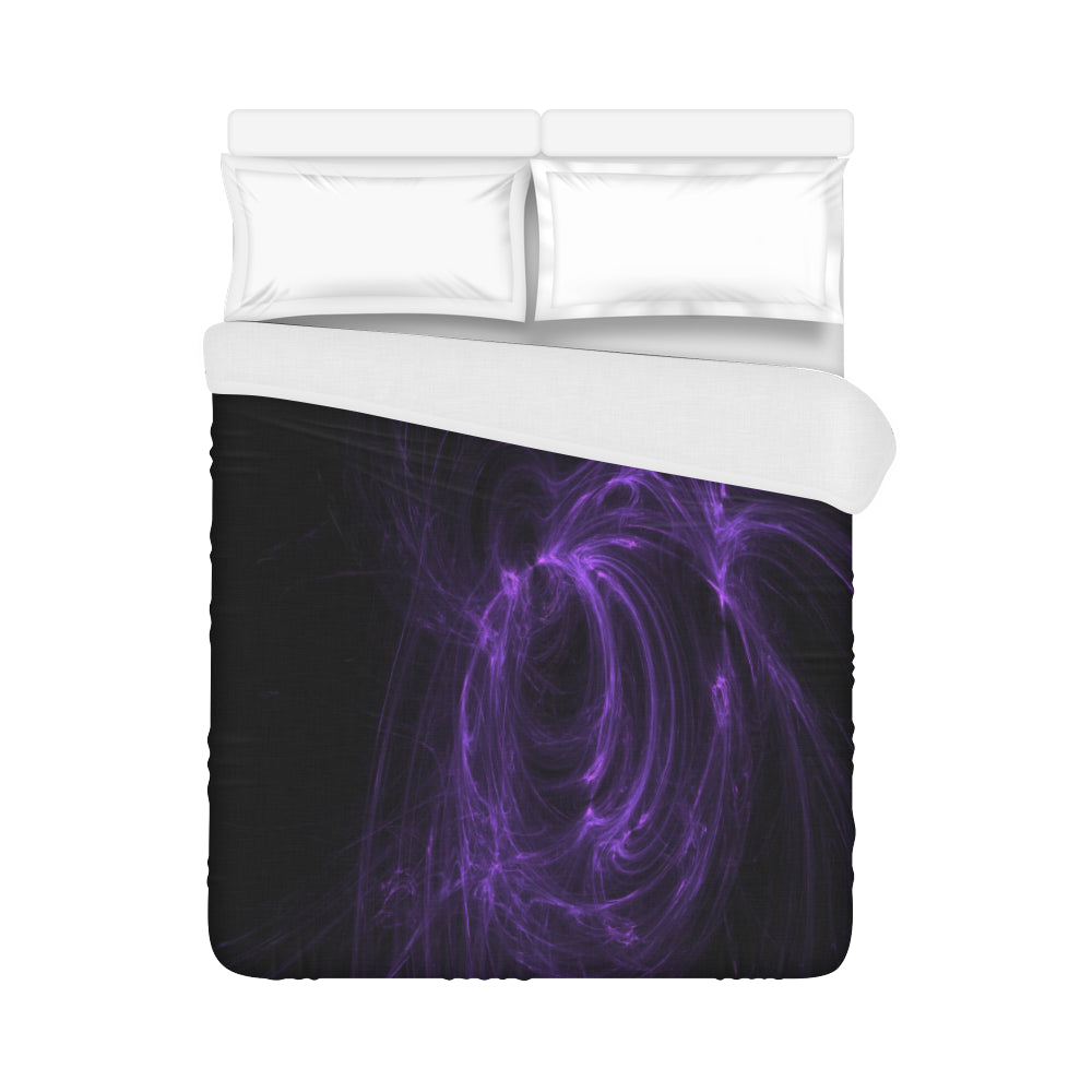 FOX PRODUCTS- All-over-print Duvet Cover 86"x70" (One Side) Fractal Flare