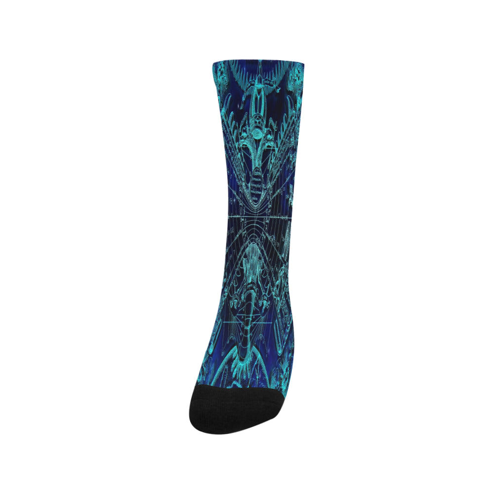 FOX PRODUCTS- Crew Socks Classic Sublimated -The Blue Fight
