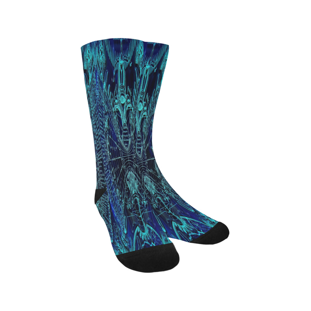 FOX PRODUCTS- Crew Socks Classic Sublimated -The Blue Fight