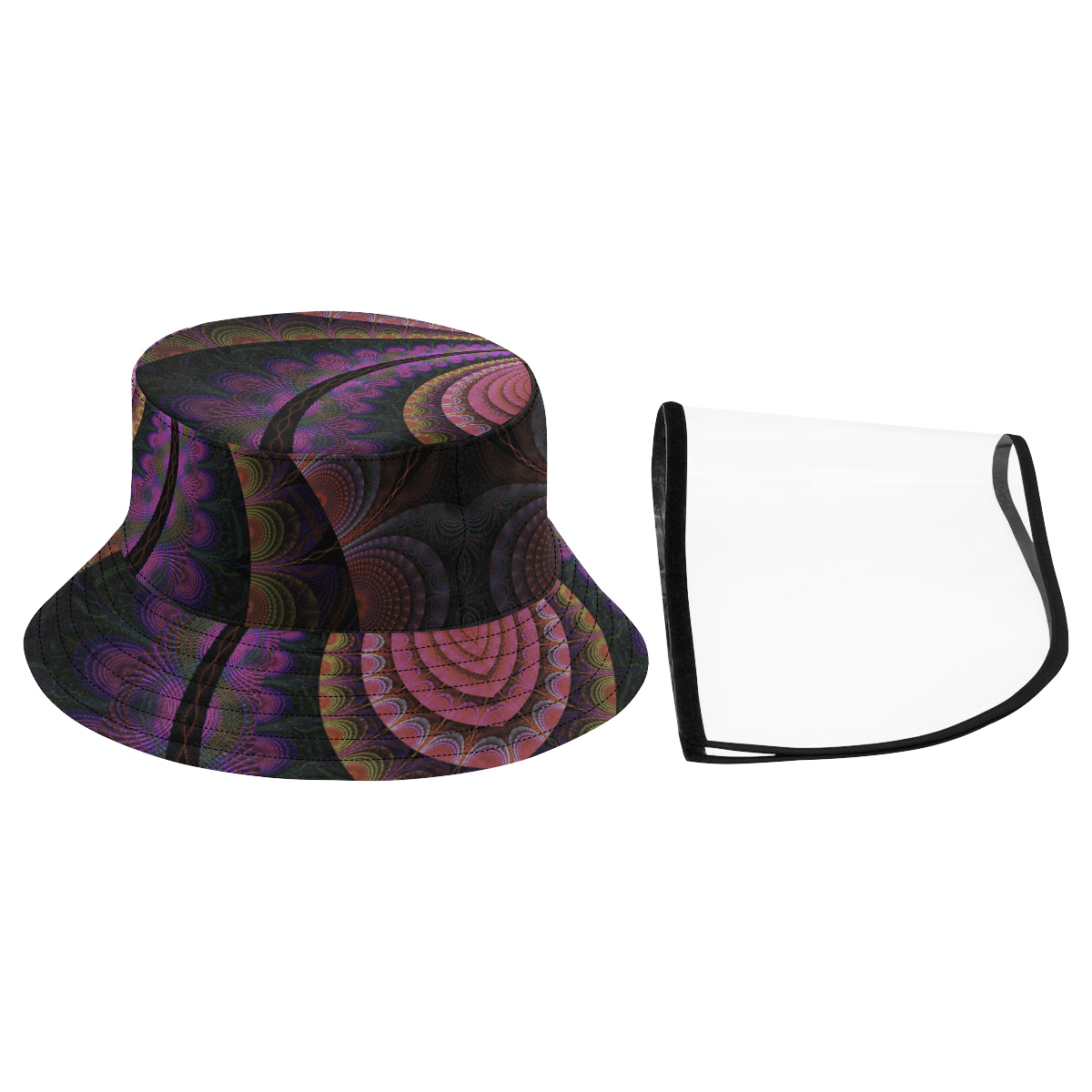 Women's Bucket Wonderland Hat With Removable Protective Face Shield