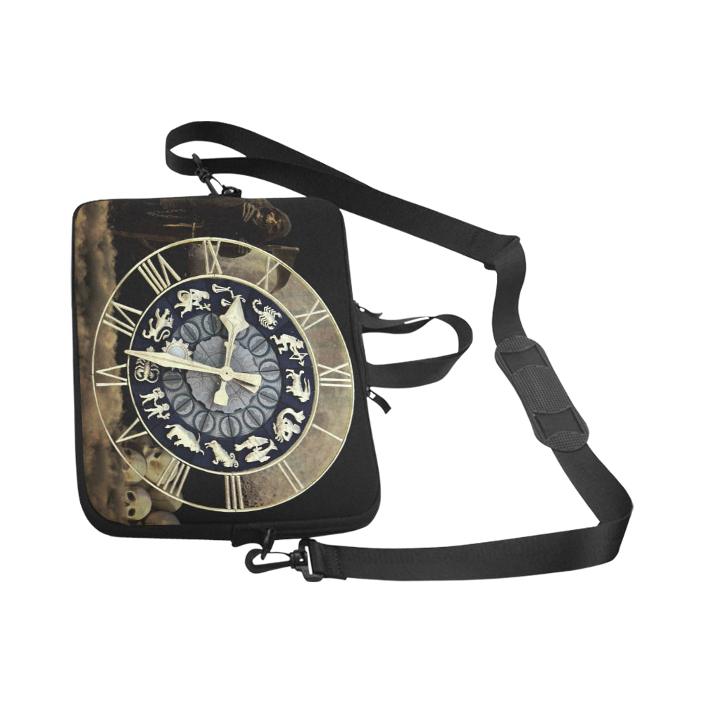 Classic Sleeve for 17" Laptop- Zodiac Clock
