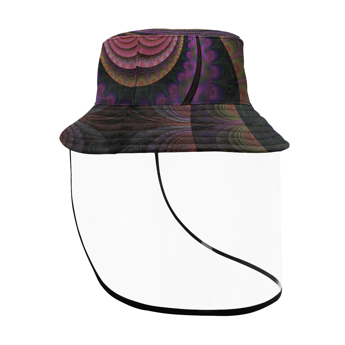 Women's Bucket Wonderland Hat With Removable Protective Face Shield