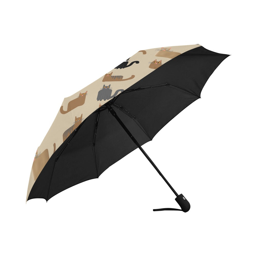FOX PRODUCTS - Anti-UV Automatic Umbrella | CatAstrophe | (Outside Printing)(Model U09)