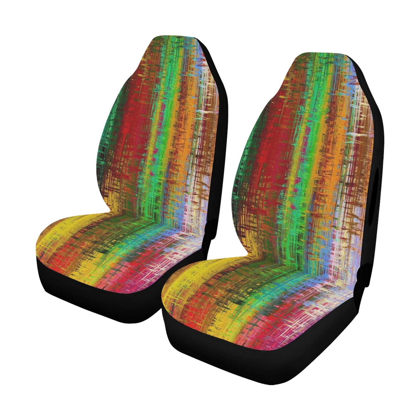 FOX PRODUCTS - Car Seat Cover Airbag Compatible - "Rainbow Fleet" - (Set of 2)