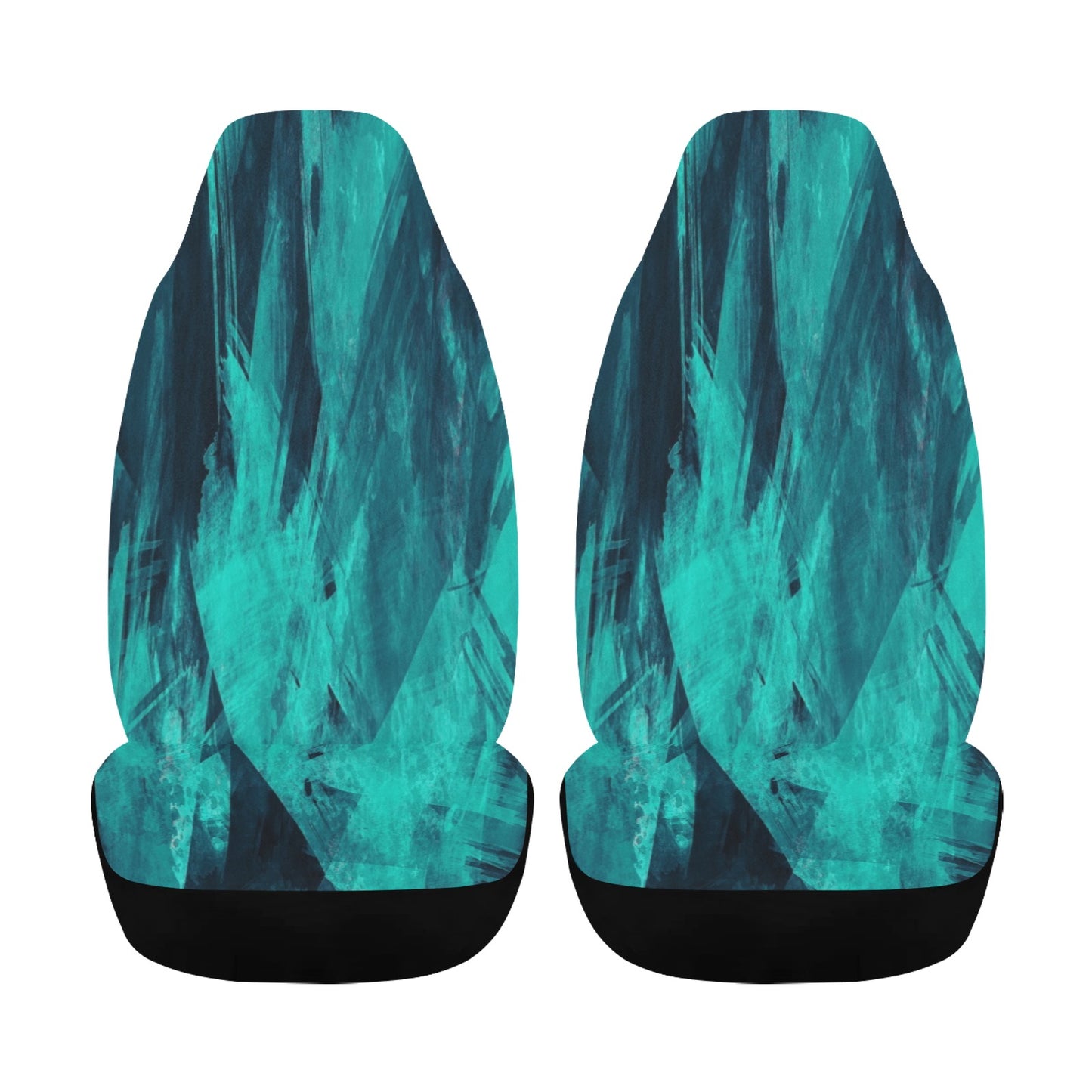 FOX PRODUCTS - Car Seat Cover Airbag Compatible - "Blue power" - (Set of 2)