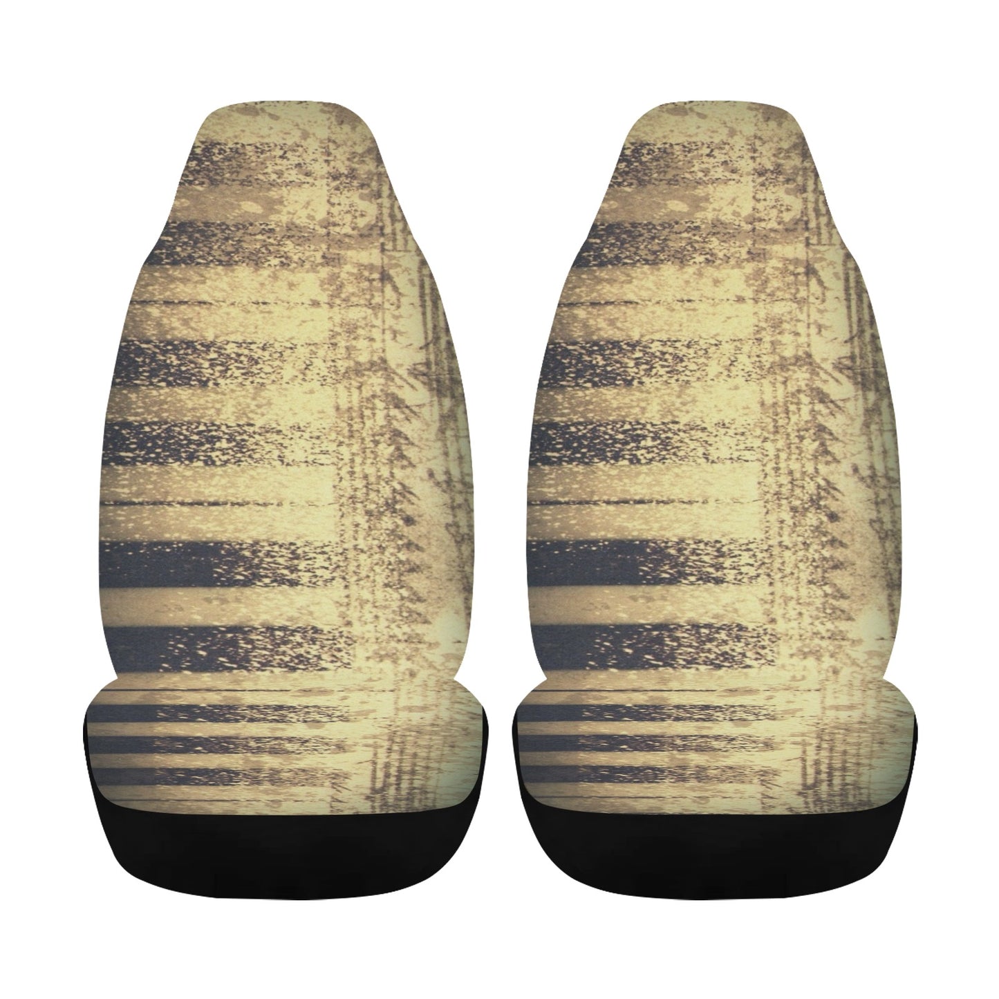 Car Seat Cover Faded Keys Airbag Compatible (Set of 2)