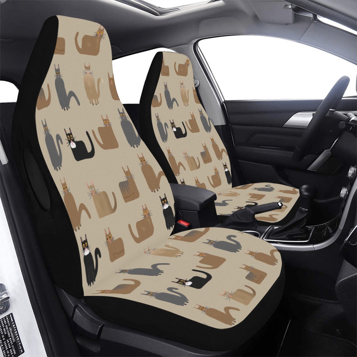 FOX PROUDCTS - Car Seat Cover | CatAstrophe | Airbag Compatible(Set of 2)