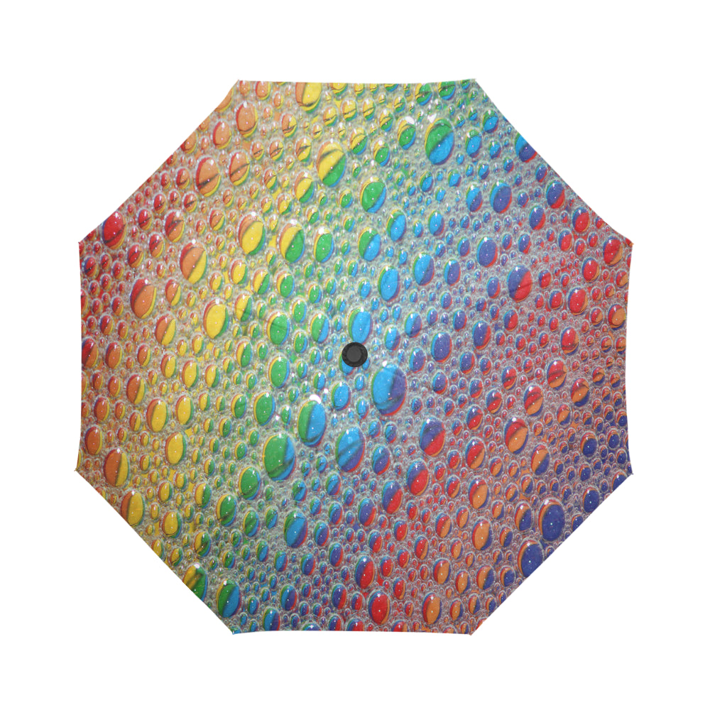 Automatic Foldable Rainbow Drops Umbrella