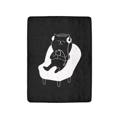 FOX PRODUCTS- Ultra-Soft Micro Fleece Blanket Just Chillin' 30"x40"