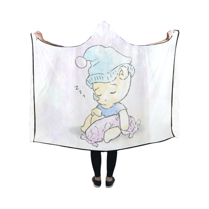 FOX PRODUCTS- Hooded Blanket A Nap 50"x40"
