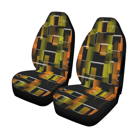Car Seat Cover 3D Boxes Airbag Compatible (Set of 2)