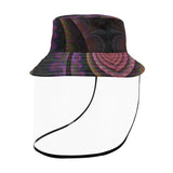 Women's Bucket Wonderland Hat With Removable Protective Face Shield