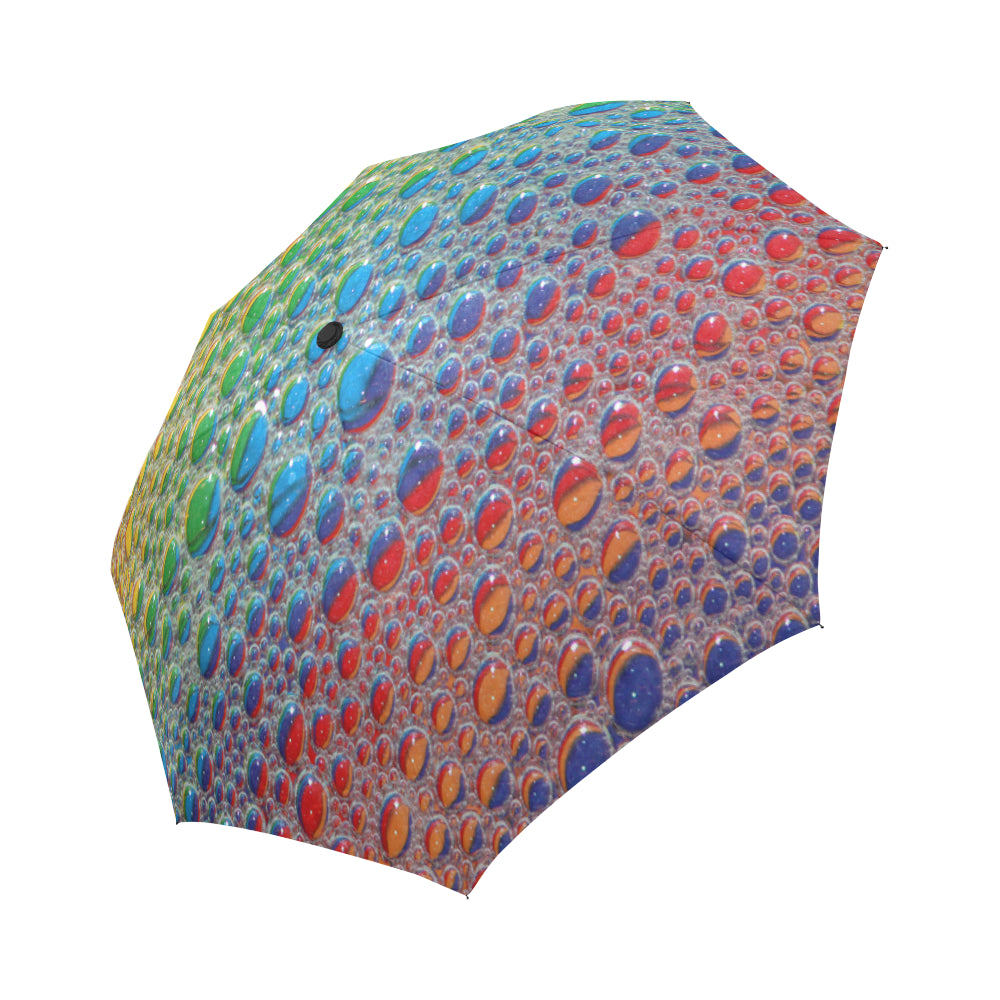 Automatic Foldable Rainbow Drops Umbrella