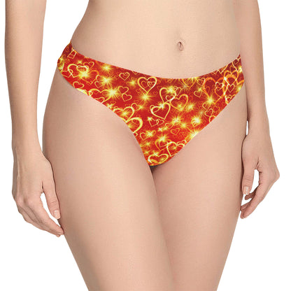 Women's Classic Thong Valentine's Sparkle (Model L5)