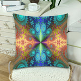 Throw Pillow Cover Fractal 18" x 18" (Twin Sides) (Set of 2)