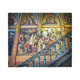 Wall Tapestry Cathedral Mural 60"x 51"