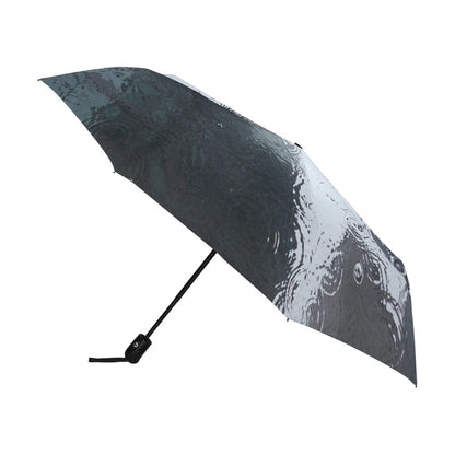 Anti-UV Automatic Umbrella - Rainy Skylines -  (Outside Printing)(Model U09)