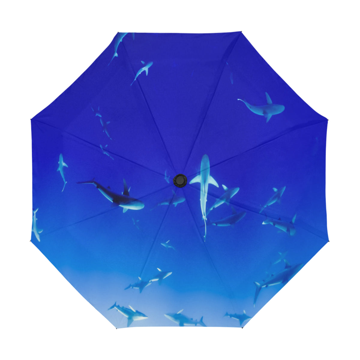 Anti-UV Automatic Sharks Umbrella (Model U009)