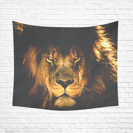 Wall Tapestry African Lion 60"x 51"