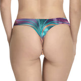 Underwear Women's Classic, Thong Fractal Feather (Model L5)