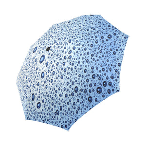 Anti-UV Wet Blue Automatic Foldable Umbrella