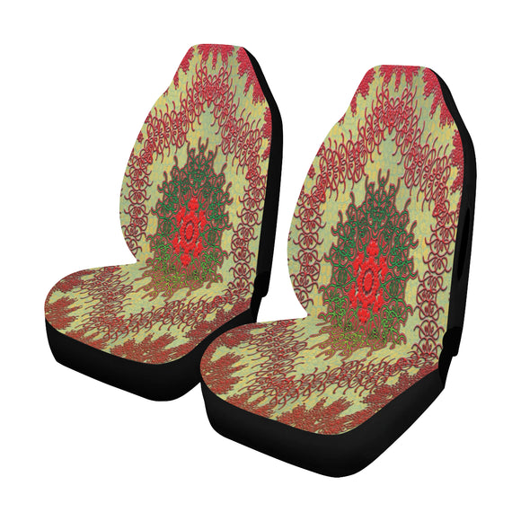 Car Seat Cover Mandala Wormhole Airbag Compatible (Set of 2)