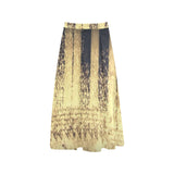 Women's Crepe Faded Top Keys Skirt (Model D16)