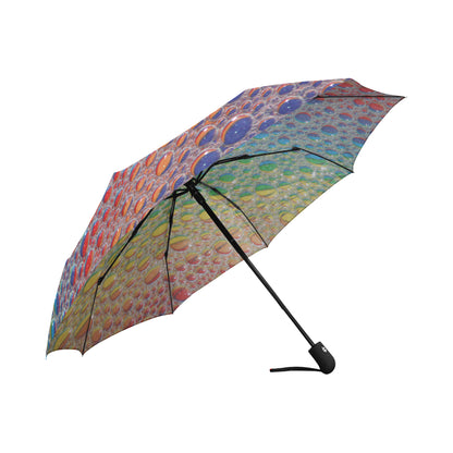 Automatic Foldable Rainbow Drops Umbrella