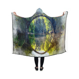 FOX PRODUCTS- Hooded Blanket A Bridge To Beauty 50"x40"