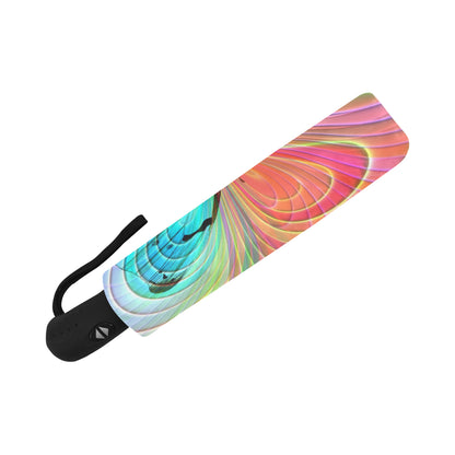 Automatic Foldable Multi-color Butterfly Swirl Umbrella