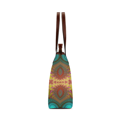 Shoulder Tote Fractal Bag (Model1646)