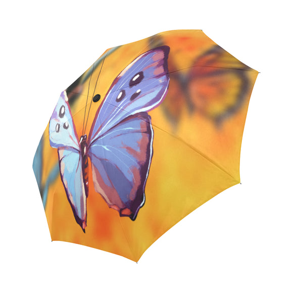 Anti-UV Butterfly Kaleidoscope Automatic Foldable Umbrella