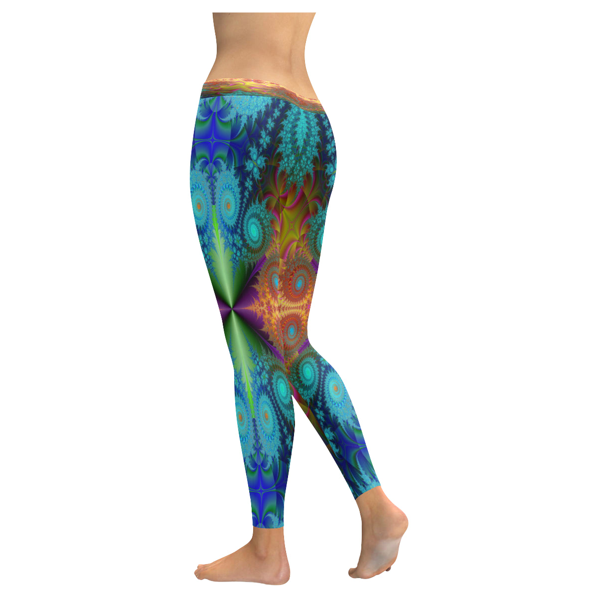 Women's Leggings Fractal (Made in USA)