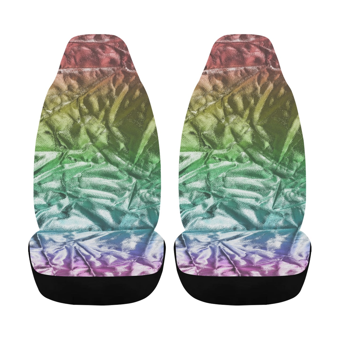 Car Seat Cover Rainbow Crush Airbag Compatible (Set of 2)