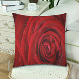 Throw Pillow Cover Rosa 18" x 18" (Twin Sides) (Set of 2)