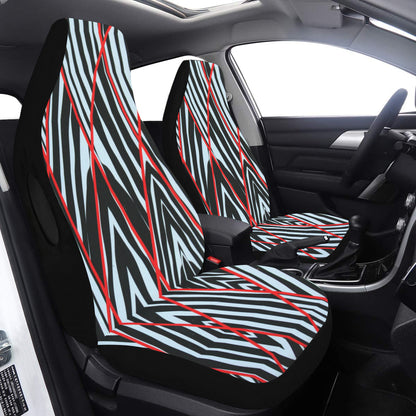 Car Seat Cover Zebra Cage Airbag Compatible (Set of 2)