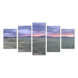 Canvas Wall Art Brazos Mountains Sunset Prints (No Frame) 5-Pieces/Set D)
