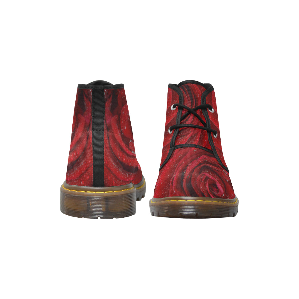 Women's Canvas Chukka Rosa Boots (Model 2402-1)