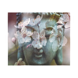 Wall Tapestry Buddha Flowers 60"x 51" (2 colors)